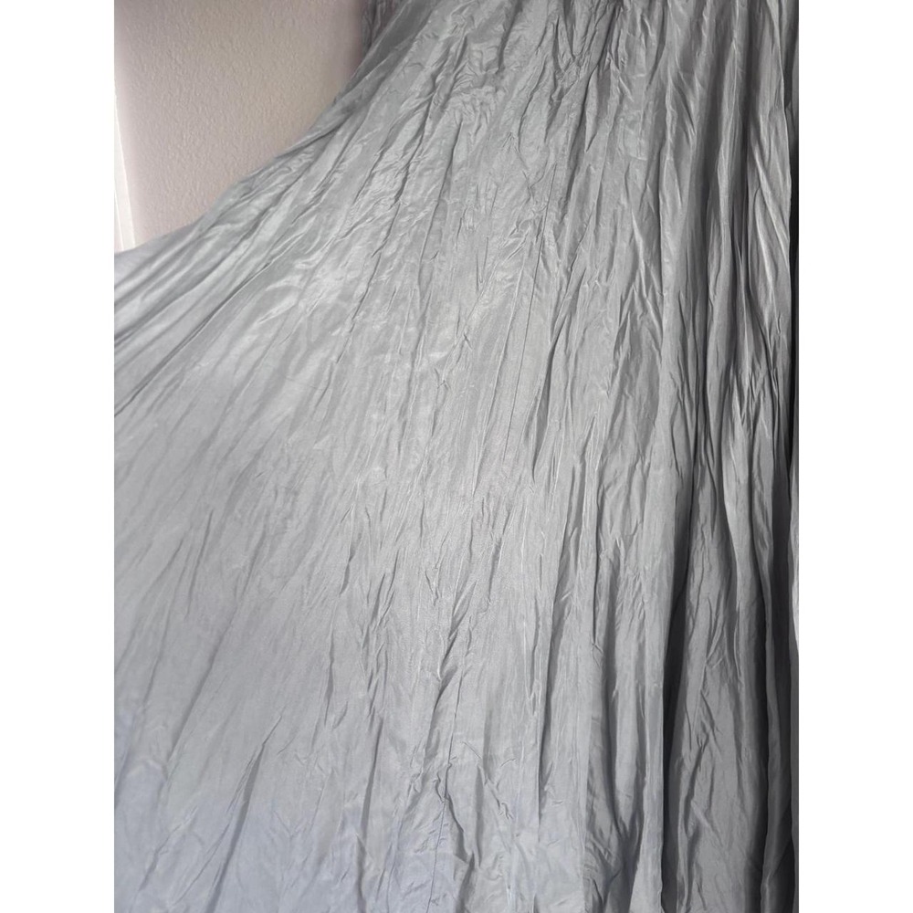 JOSEPH London 100% Silk Gray Midi Skirt Quiet Luxury Minimalist Designer UK 42 - Picture 8 of 10